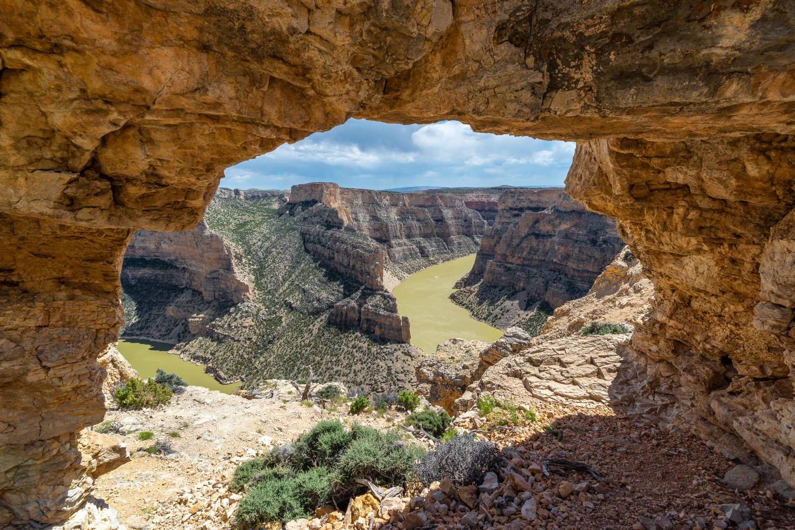 Devil's Canyon overlook at Bighorn Canyon National Recreation Ar